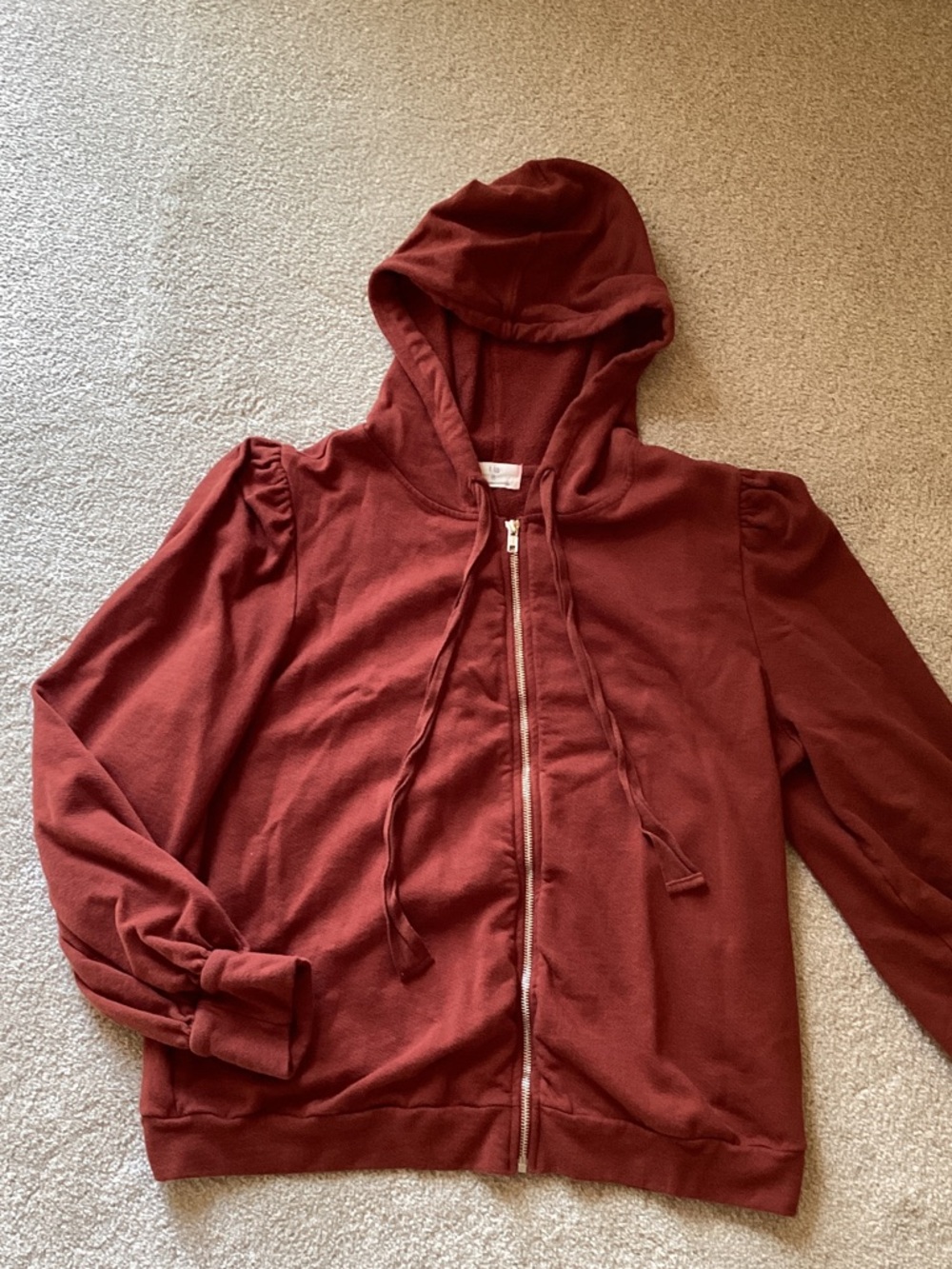 Anthropologie fleece hoodie